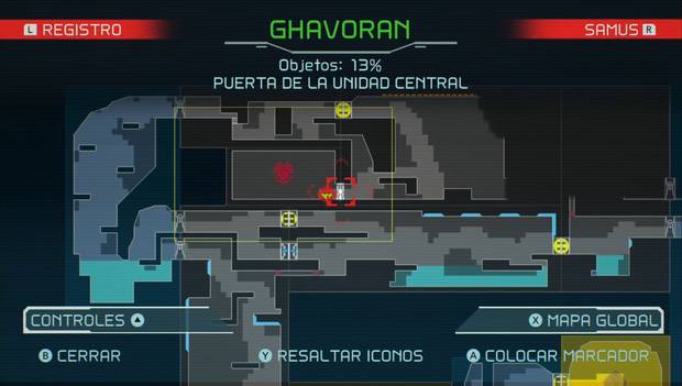 Metroid Dread - El Impulso giratorio: puerta a la Unidad Central