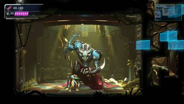 Metroid Dread - El Impulso giratorio: salida de la zona del radar a impulsos