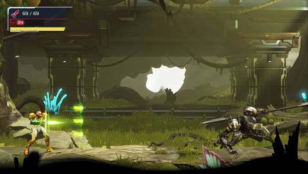 Metroid Dread - El Impulso giratorio: Soldado Chozo en Ghavoran
