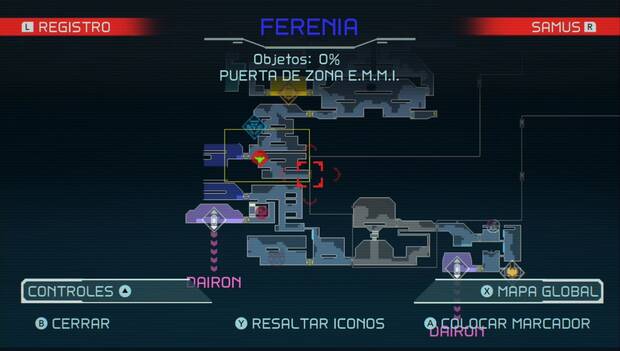 Metroid Dread - El Salto espacial: entrada a la zona E.M.M.I.