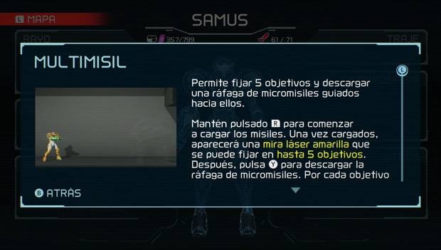 Metroid Dread - El Salto espacial: tutorial del Multimisil