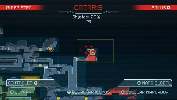 Metroid Dread - Tanques de bomba de energía: ubicación del primer tanque de bomba de energía, mapa