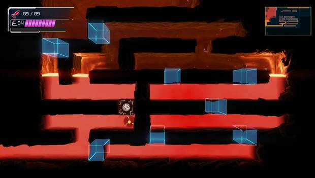 Metroid Dread - Tanques de bomba de energía: ubicación del segundo tanque de bomba de energía, túneles al tanque