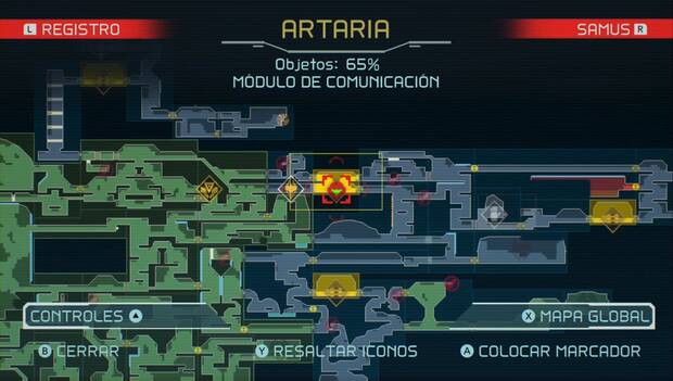 Metroid Dread - El Ataque espiral: módulo de comunicaciones