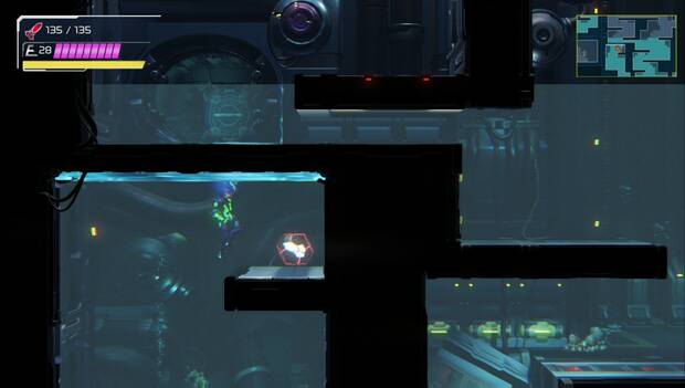 Metroid Dread - Tanques de misiles: ubicación del tanque de misiles 45 en burenia