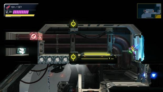 Metroid Dread - Tanques de misiles: ubicación del tanque de misiles 46 en Burenia