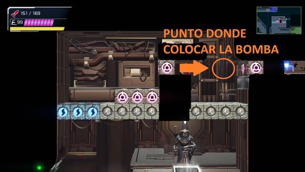 Metroid Dread - Módulos de energía: décimo módulo de energía en Ferenia, cómo colocar la bomba