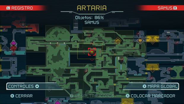 Metroid Dread - Puzzles de aceleración: puzzle de aceleración #01 (Artaria)