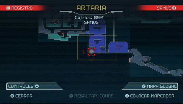 Metroid Dread - Puzzles de aceleración: puzzle de aceleración #02 (Artaria)