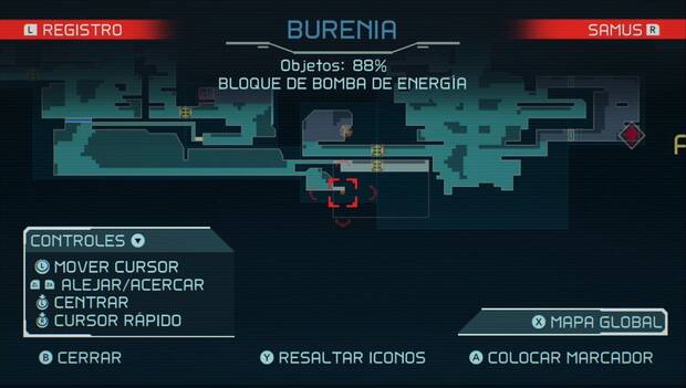 Metroid Dread - Puzzles de aceleración: puzzle de aceleración 11 en Burenia
