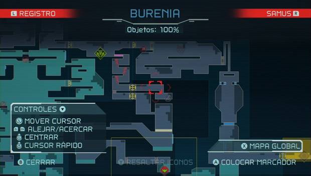 Metroid Dread - Puzzles de aceleración: puzzle de aceleración 12 en Burenia