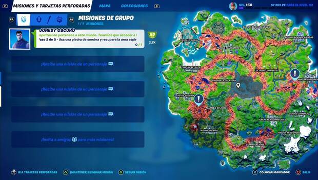Fortnite - Misiones de Jonesy Oscuro (II): ubicación de las urnas espirituales