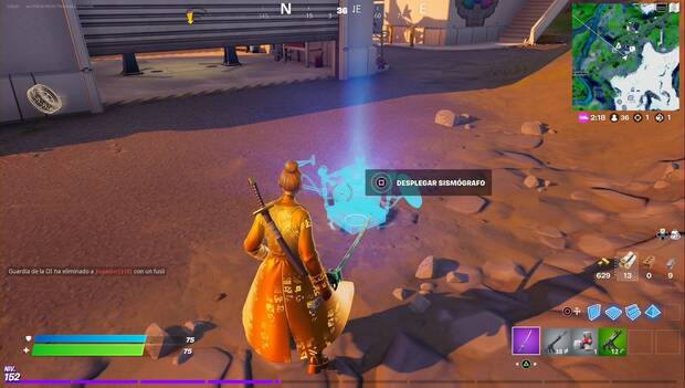 Fortnite - Misioens de Especialista en contención: sismógrafos en Rincón Rencoroso