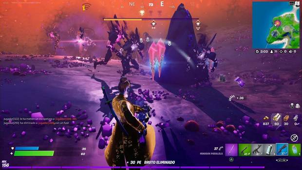 Fortnite Battle Royale - Misiones de Ariana Grande: símbolo de monstruo de El Cubo