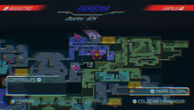 Metroid Dread - Puzzles de aceleración: puzzle de aceleración 16 en Ferenia, mapa