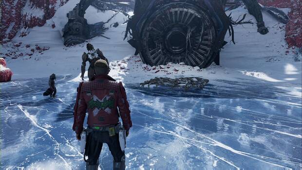Marvel's Guardians of the Galaxy - Capítulo 13: plataforma para elevarte con Groot