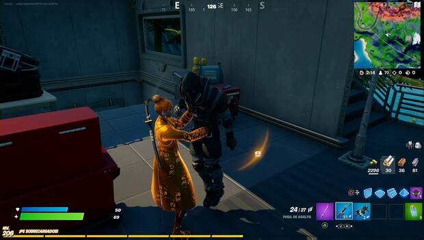 Fortnite - La reina del cubo: guardia de la OI extorsionado
