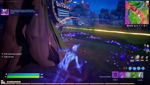 Fortnite - La reina del cubo: pasa como una Sombra cerca de los enemigos