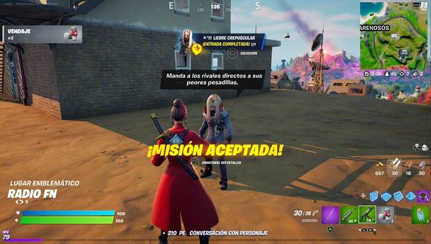 Fortnite - Misiones de Liebre crepuscular: ubicación de Liebre Crepuscular