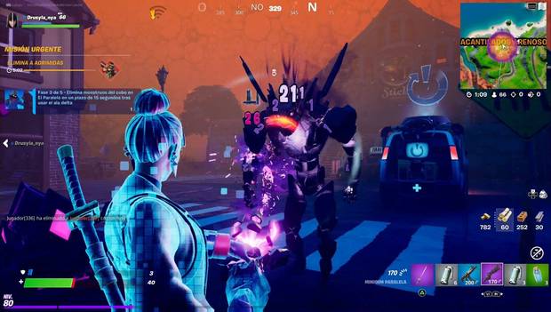 Fortnite - Misiones de Raven: monstruos del Cubo eliminados