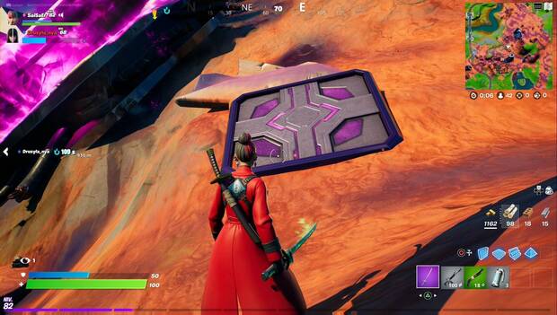 Fortnite - Misiones de Liebre crepuscular: plataforma de salto alienígena