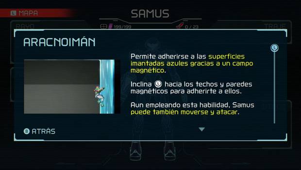 Metroid Dread - Artarias: tutorial del Aracnoimán