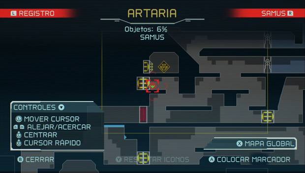 Metroid Dread - Artarias: puerta para continuar