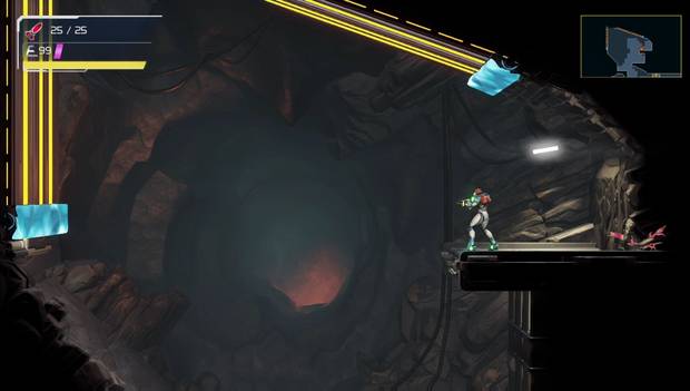 Metroid Dread - Cataris: grúas azules