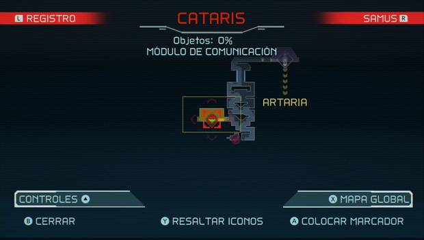 Metroid Dread - Cataris: primer módulo de comunicación en Cataris