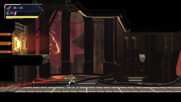 Metroid Dread - Cataris: pasadizo bajo la puerta