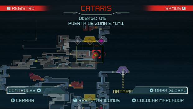 Metroid Dread - Cataris: puerta de salida