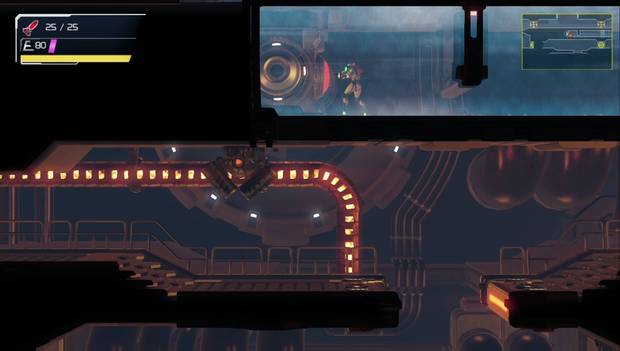 Metroid Dread - Cataris: botón de activación