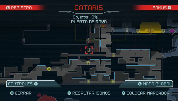 Metroid Dread - Cataris: puerta a atravesar