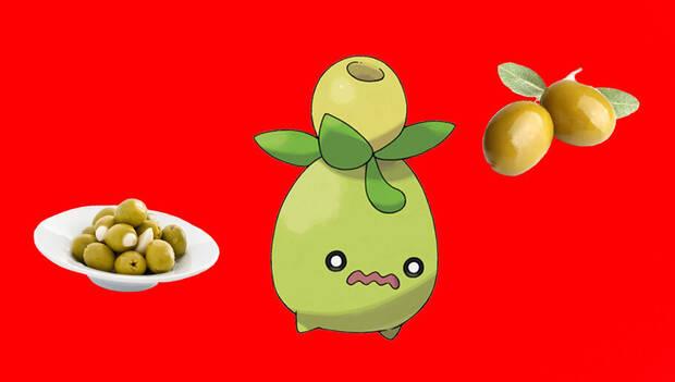 Smoliv el Pokémon aceituna