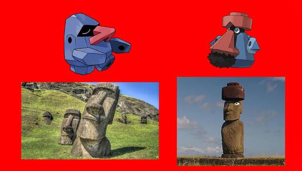 Nosepass y las estatuas Moái