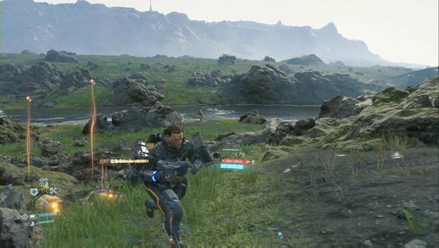 Death Stranding - Episodio 3 Fragile: MULAS y camión junto al río