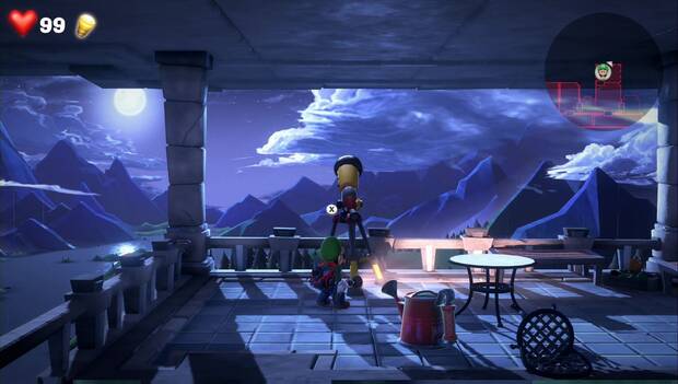 Luigi's Mansion 3 - Suites VIP: telescopio para conseguir la joya blanca