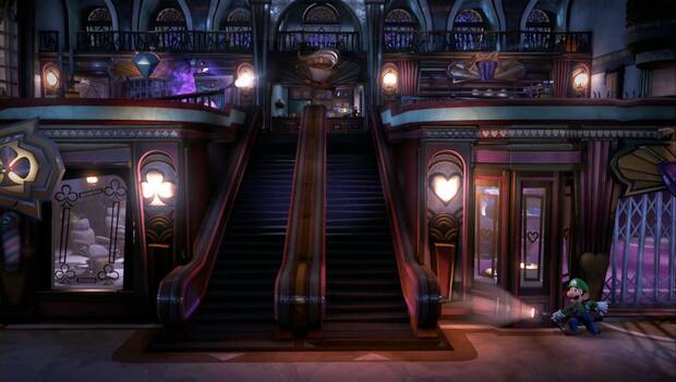 Luigi's Mansion 3 - Tiendas del hotel: el guardia de seguridad patrulla
