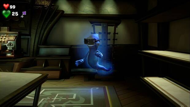 Luigi's Mansion 3 - Tiendas del hotel: fantasma con gafas de sol