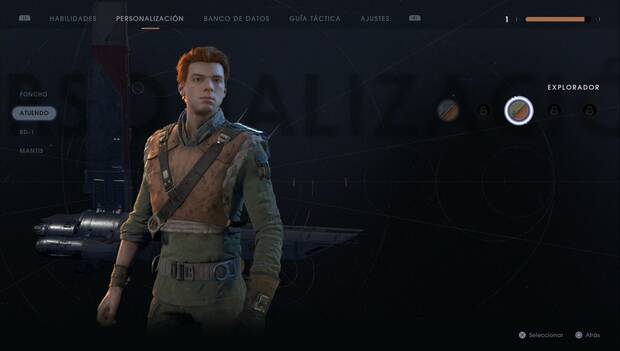 SW Jedi Fallen Order - Atuendo: Explorador