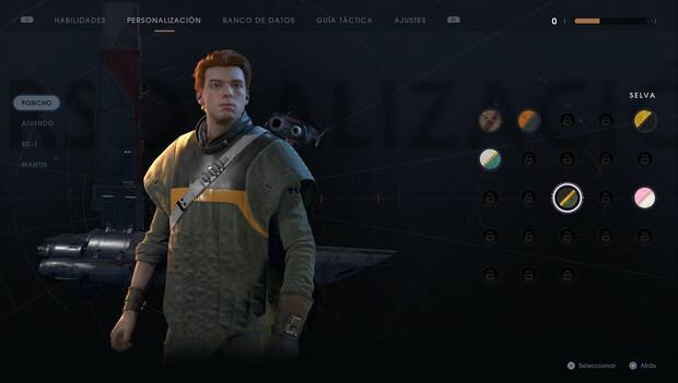 star wars jedi fallen order - ponchos: selva