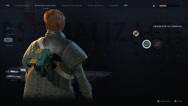 star wars jedi fallen order - skins de bd-1: amanecer en sundari