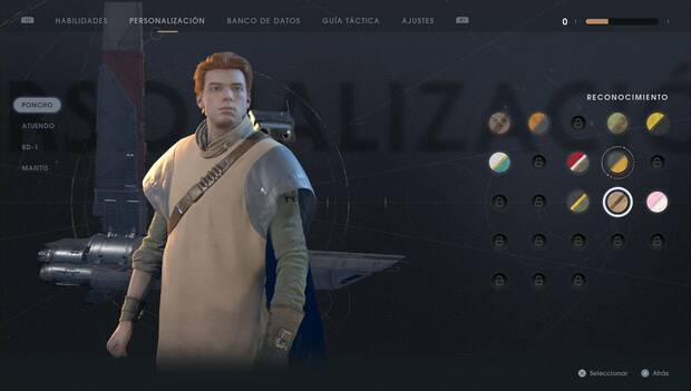 Star Wars Jedi Fallen Order - Ponchos: Reconocimiento