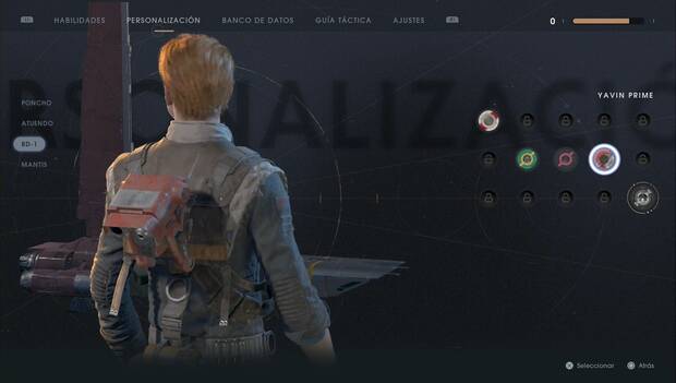 star wars jedi fallen order - skins de bd1: yavin prime