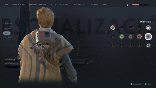 Star Wars Jedi Fallen Order - Skins para BD-1: Mirmidón