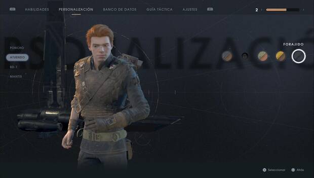 star wars jedi fallen order - atuendos: forajido