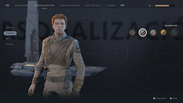 star wars jedi fallen order - atuendos: Guardián