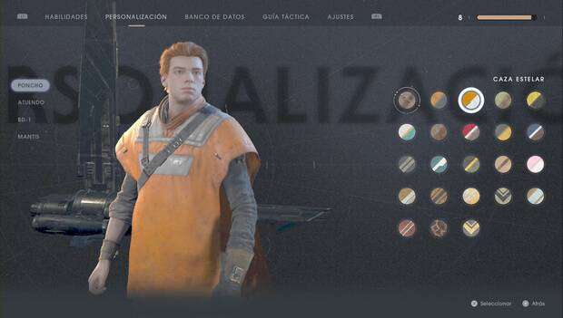 sw jedi fallen order - ponchos: caza estelar
