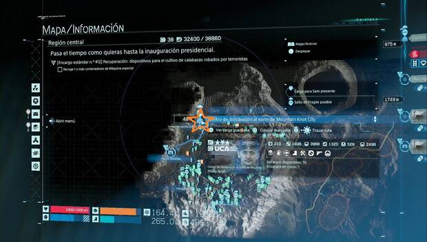 Death Stranding - Terminales: Centro de distribución al norte de Mountain Knot City