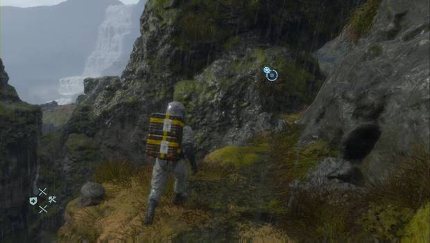 Death Stranding - Prólogo: Sam va por el desfiladero hasta la cueva